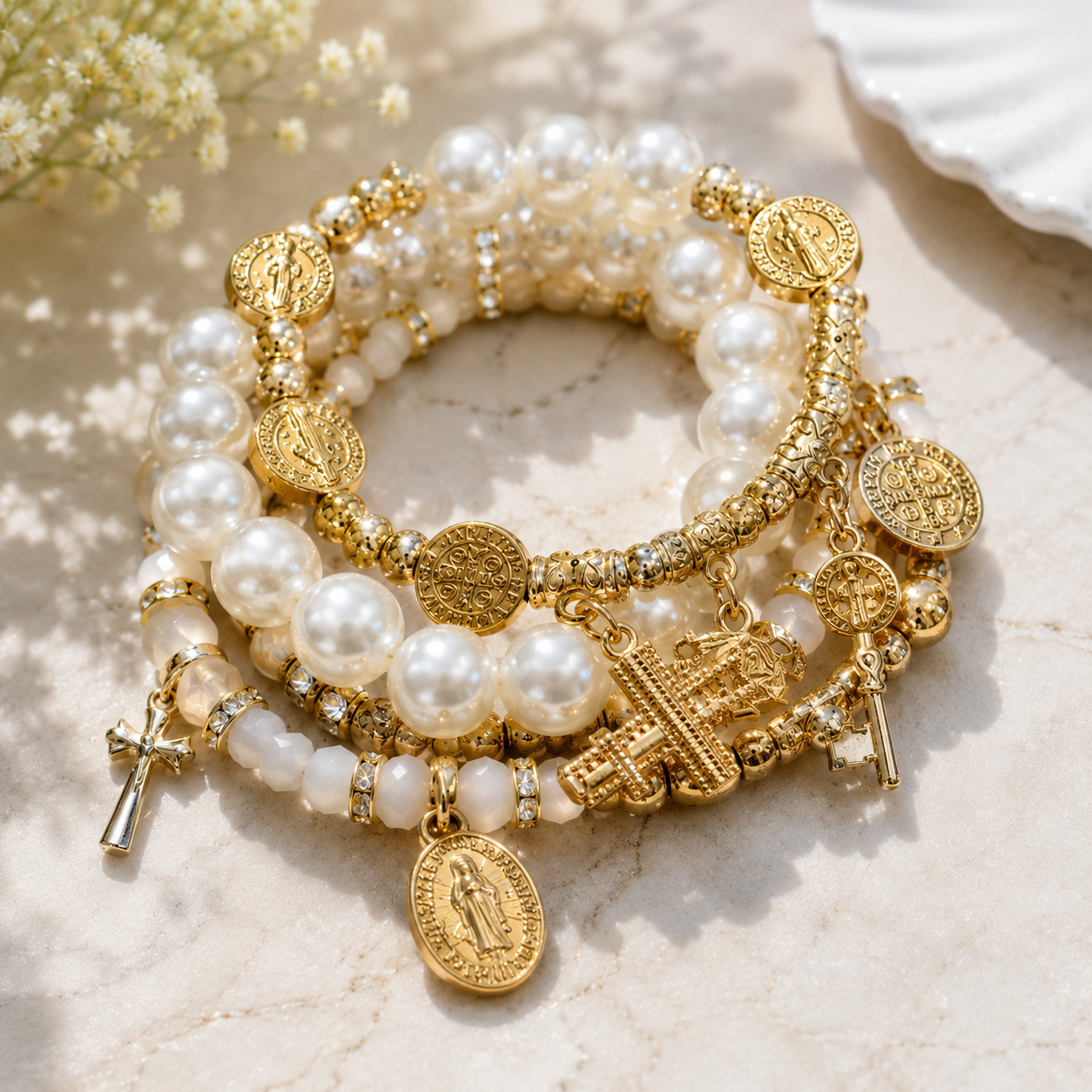 Religous charm bracelet