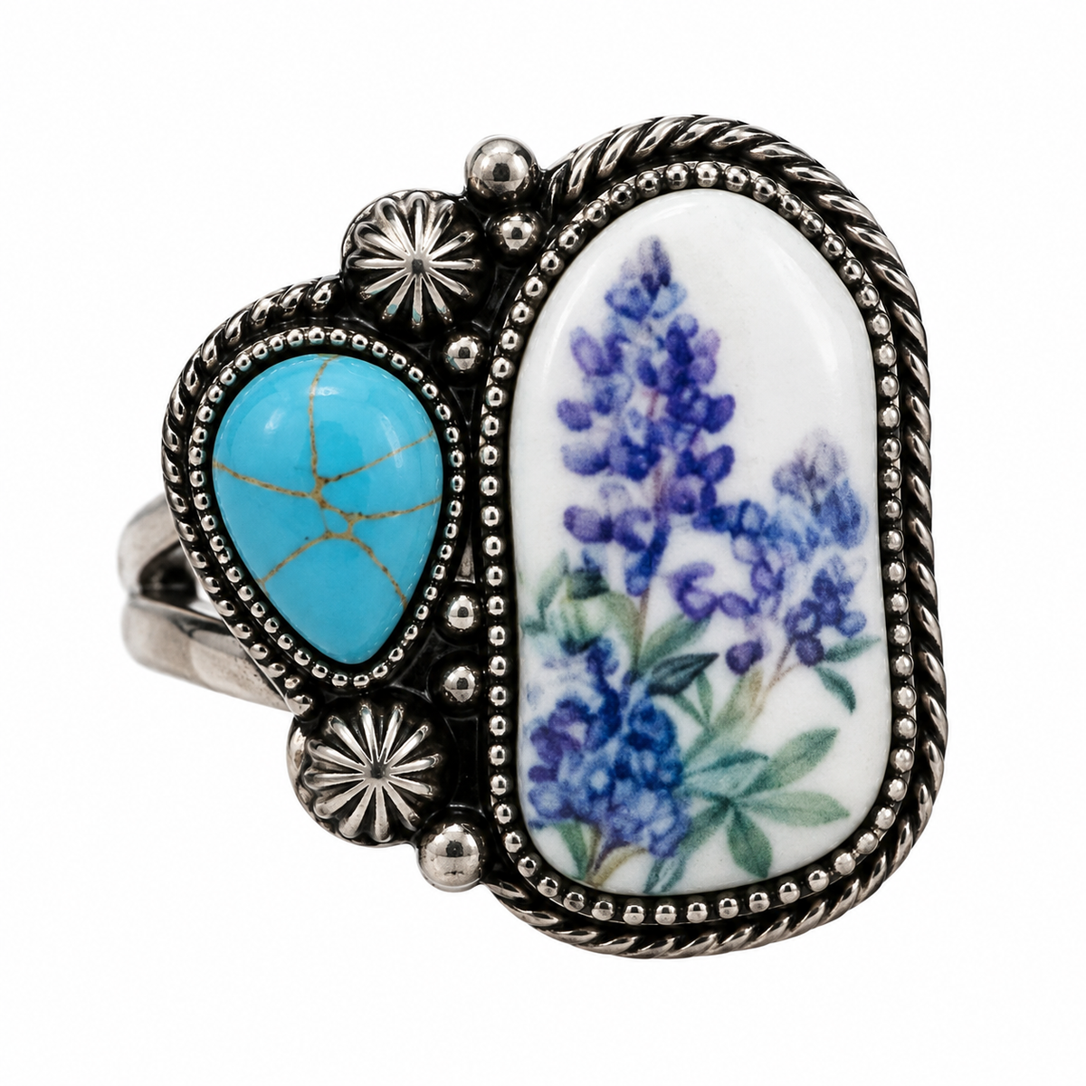 Bluebonnet Turquoise Statement Ring