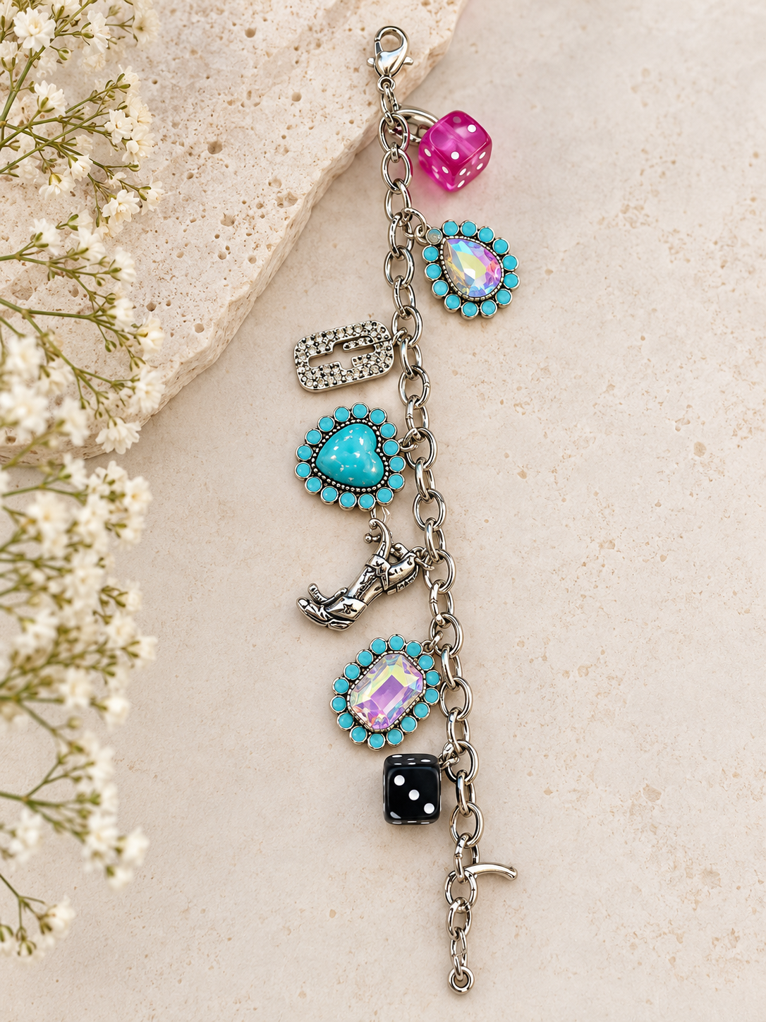 Turquoise Lucky Charm Bracelet