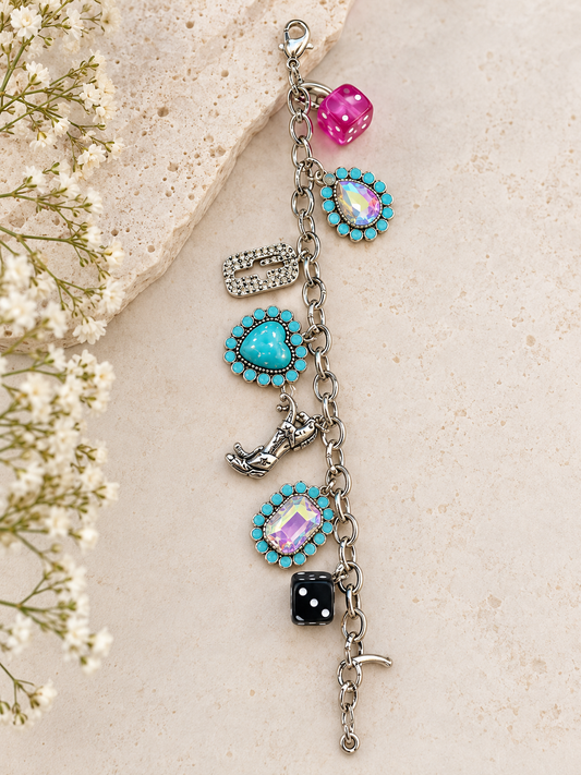 Turquoise Lucky Charm Bracelet