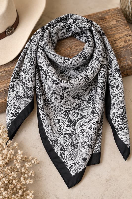 Midnight Lace Wild Rag