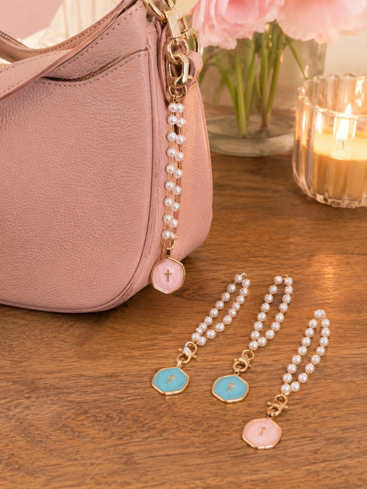 Religion Pearl Purse Charm