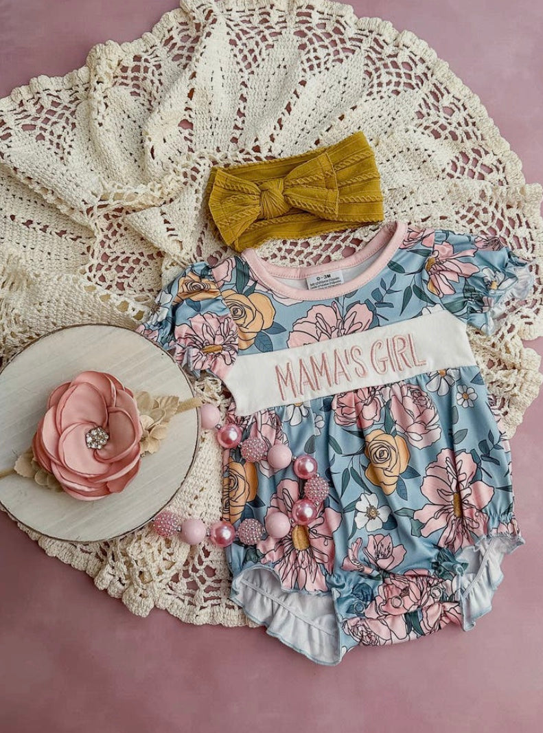 Mama’s Girl Floral Onesie