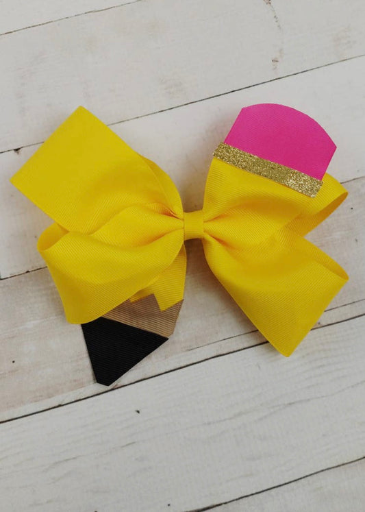 Pencil Hair Bow