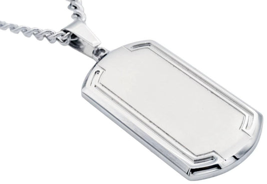 SS dog tag chain