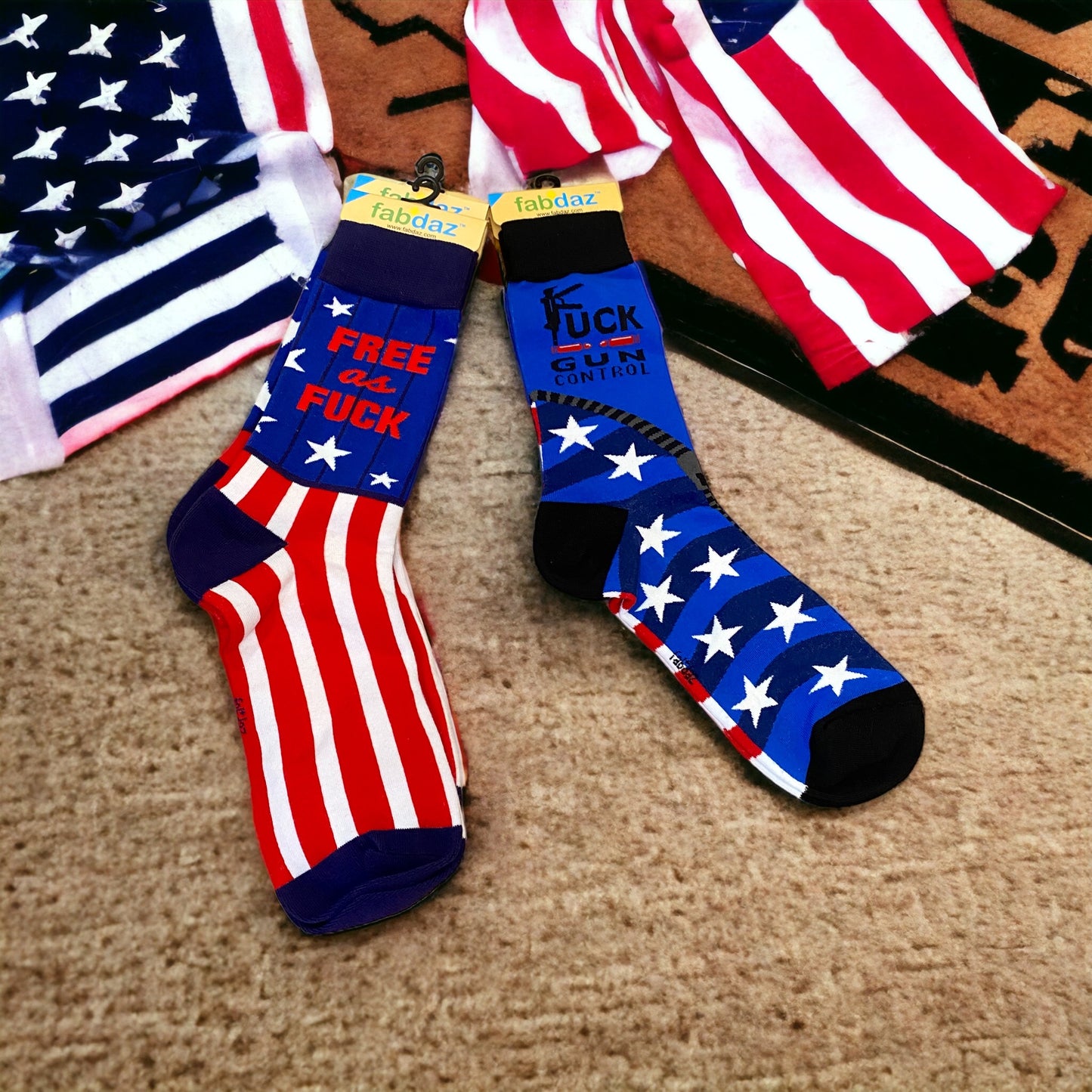 Hilarious Patriotic Socks
