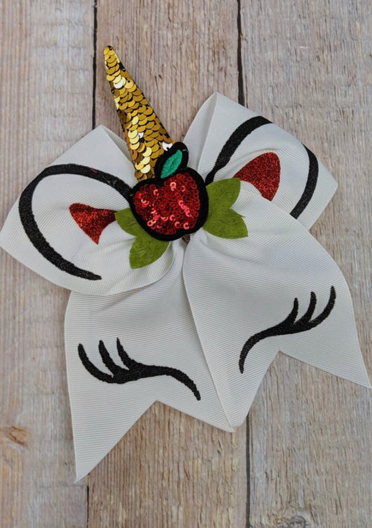 Apple Unicorn Bow