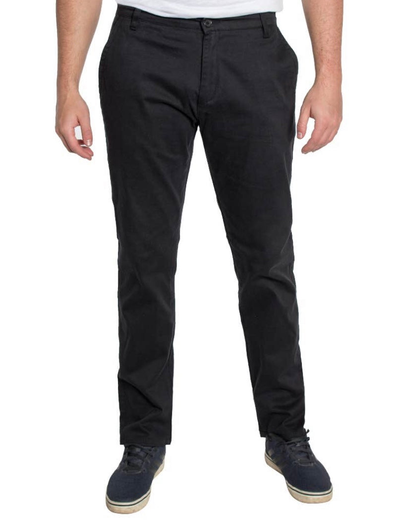 Black chino pants