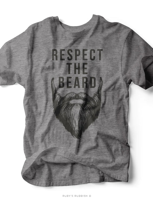 Respect The Beard Grey Tee