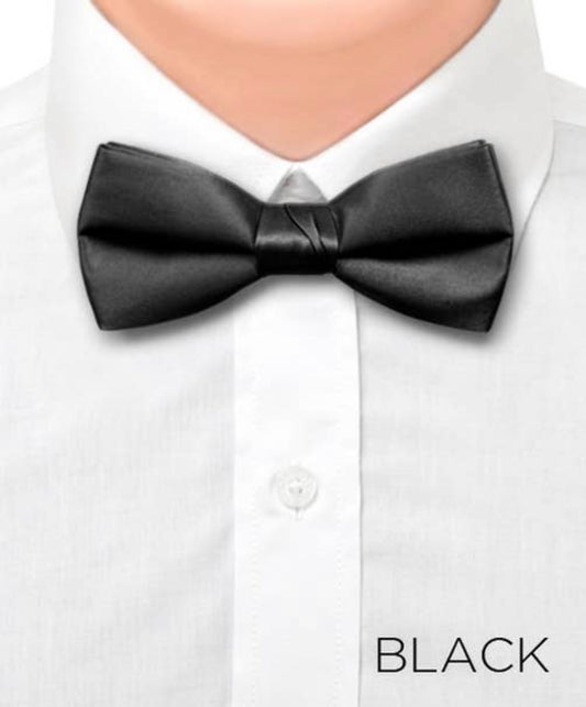 Boy’s 1.5 Poly Satin Banded Bow Ties