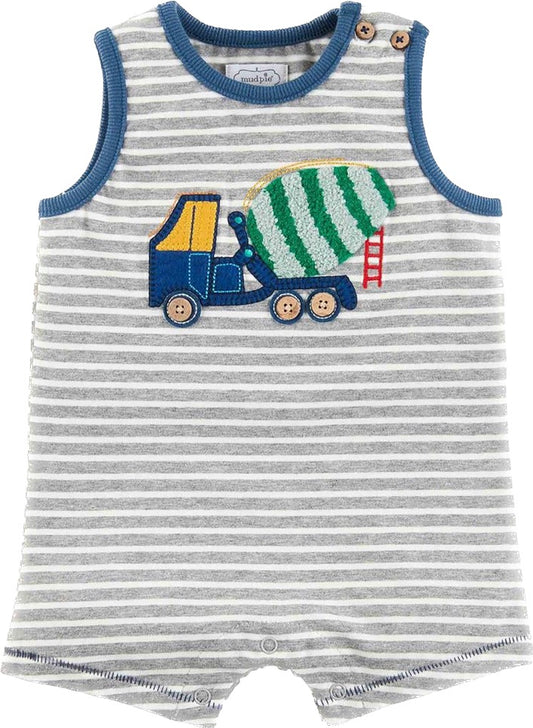 Cement Truck Baby Shortall