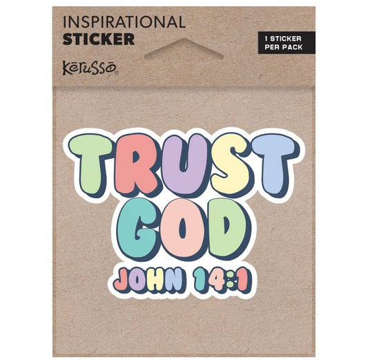Trust God Vinyl Sticker