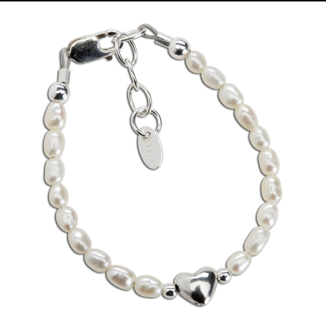 Destiny Sterling Silver Pearl Bracelet