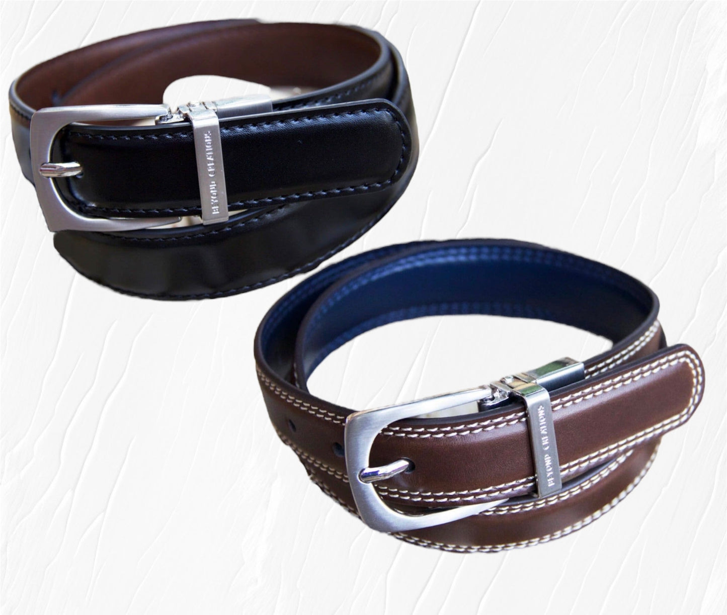 Kids Reversible Leather Belt