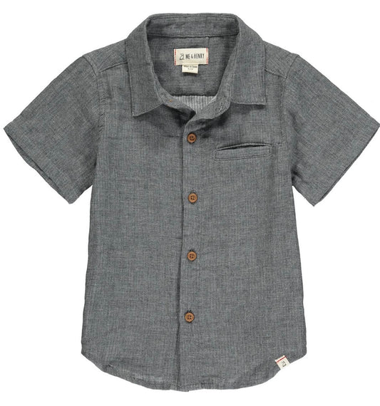 Grey Newport short sleeved shirt