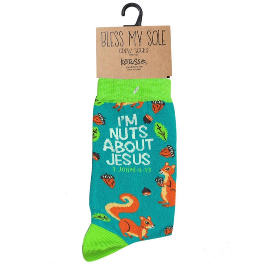 I’m Nuts About Jesus Socks