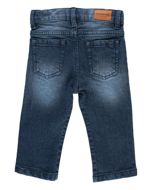 Medium Wash Straight Jeans