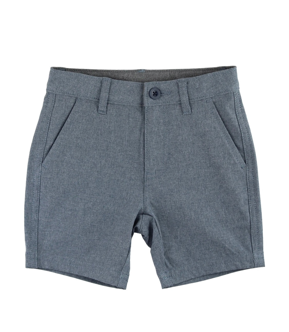 Heather Navy Melange Hybrid Shorts