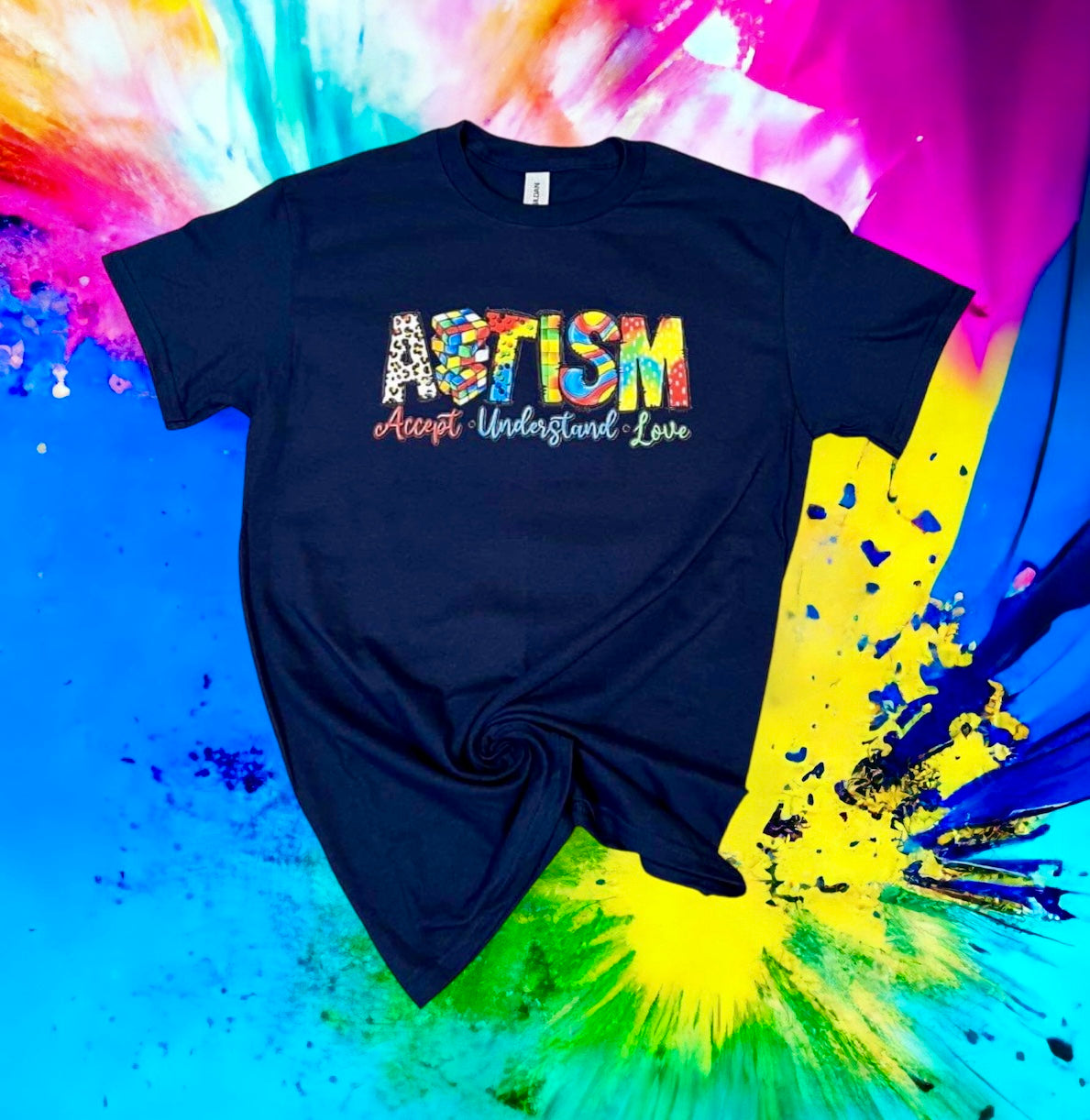 Autism Accept. Understand. Love Tee