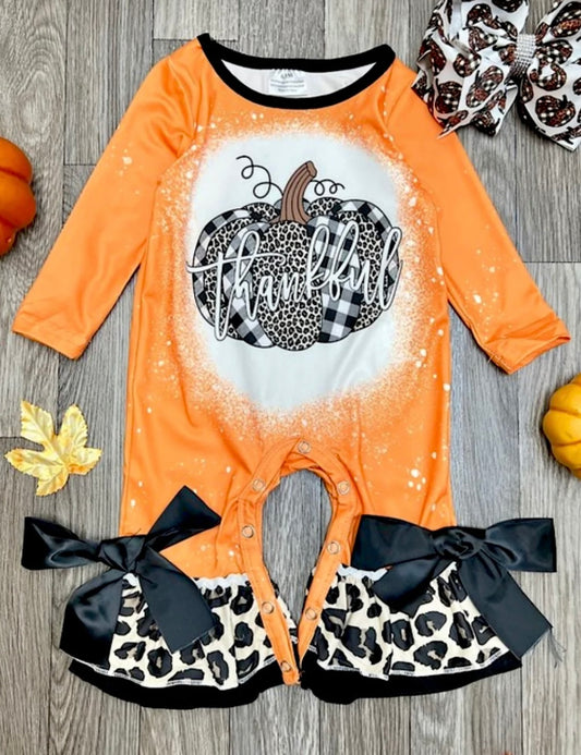 Thankful Cheetah Romper