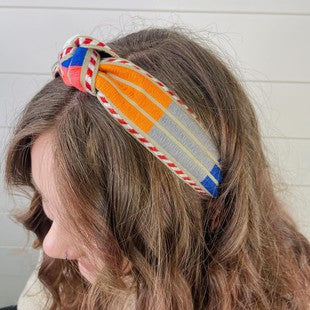 Color block headband